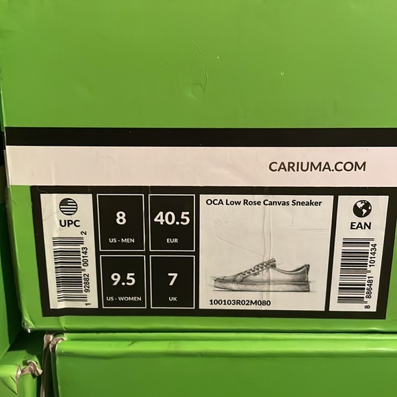 OCA low rose canvas sneaker  8.5 Women 7 Men - Picture 6 of 6